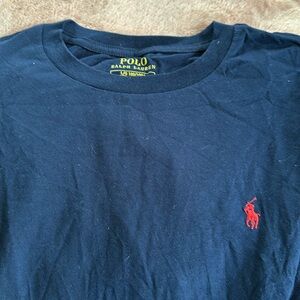 Navy blue short sleeve